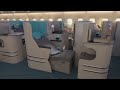 Inside the A380's cabin
