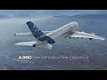 Inside the A380's cabin