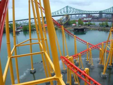 EDNOR - New rollercoaster at La Ronde - Six Flags, Montreal