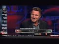 Liam Neeson Swears Live on Sportscenter (Better Quality, Includes Tebow Question)