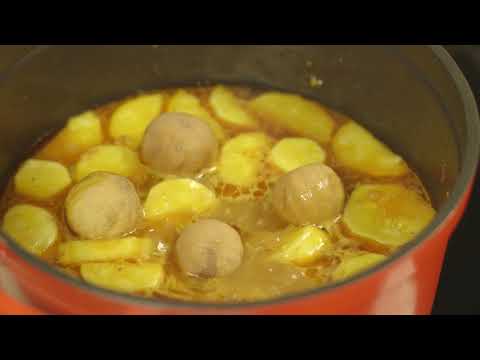 Lamb with Potato & Carrot Crust: MAGGI® Recipe وصفات ماجي: لحم الغنم بالبطاطا وعجينة الجزر