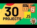 HTML CSS JS projects (Beginner) 30 projects using HTML CSS and JavaScript