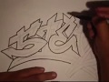 How to Draw Graffiti- (REQUESTED)- (STER)- By Wizard.wmv