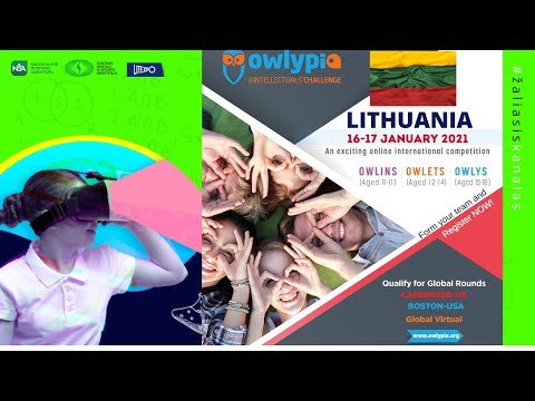 Paroda „Mokykla 2020“. „Įveik savo ribas!“ Owlypia – tarptautinės intelektinės varžybos anglų kalba, skirtos 9–18 metų amžiaus mokiniams!
