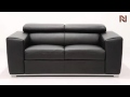 Modern White Leather Sectional Sofa VGYI117