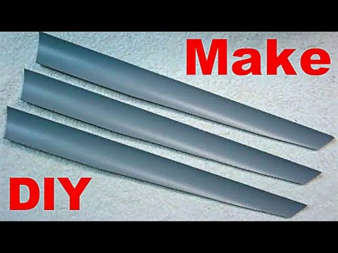 How To Make Homemade PVC Wind Turbine Blades DIY