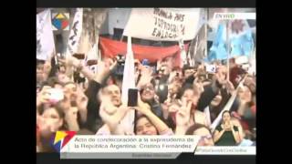 Acto de condecoración a la ex presidenta de la Argentina