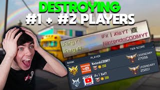 INSANE TRYHARD MATCH vs THE #1 and #2 PLAYERS in COD Mobile... (SUPER INTENSE)