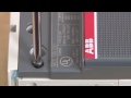 Installing a UVR in ABB Tmax series T4, T5, and T6 Molded Case Circuit Breaker
