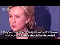 Hillary Clinton used to sound a lot like Trump on immigration - 2016