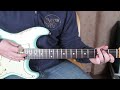 Stevie Ray Vaughan Style Blues guitar lesson - Mary Had a Little Lamb SRV style - fender strat