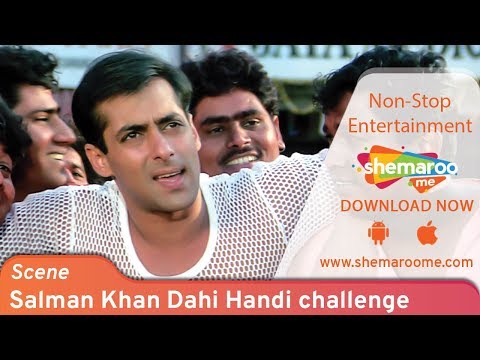 Salman Khan Dahi Handi challenge by Rani Mukerji - Hello Brother - Janamashtmi Special - صوت وصوره