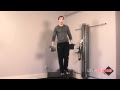 Dumbbell Step Ups: Lateral