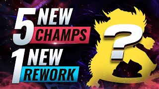 MASSIVE CHANGES: 5 NEW CHAMPIONS + 1 NEW REWORK - League of Legends Season 10