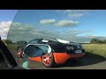 Uncut Lamborghini LP700-4 Aventador vs Bugatti Veyron Vitesse 1200 HP rollrace race 1