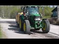 John Deere 6330 With Sweeping Machine After