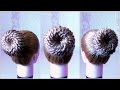 Прическа пучок. Видео урок 1. Hair donut. Tutorial