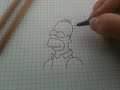 Anleitung: Homer von Die Simpsons zeichnen - Homer Simpson Cartoon malen