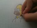 Anleitung: Homer von Die Simpsons zeichnen - Homer Simpson Cartoon malen