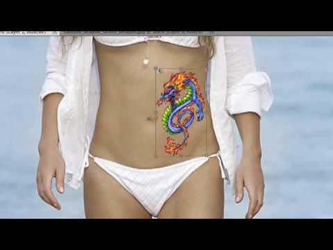 In this tutorial you will be learning how to add a realistic looking tattoo, 