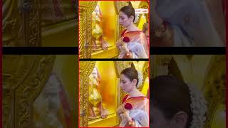 Tamannaah Bhatia अपनी फिल्म 'Odela 2' के लिए आशीर्वाद लेने पहुंचीं Babulnath Mandir