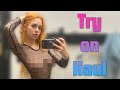 [4K] Transparent Haul with Chloe Lust  See through Try on