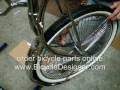 Bicycle Parts - front wheel and fender installation