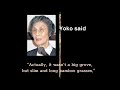 Yoko story: the truth of So far from the bamboo grove
