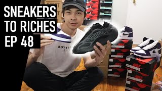 Ep 48 - YEEZY 700 v3 Alvah &amp; Jordan 1 Court Purple LIVE COP - Reselling Vlog | Sneakers To Riches