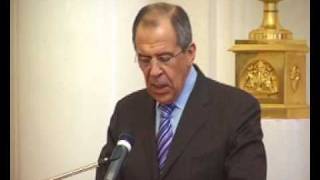 С.В.Лавров.На презентации Калужской области.17.03.09