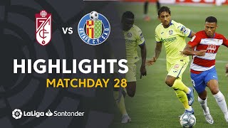 Highlights Granada CF vs Getafe CF (2-1)