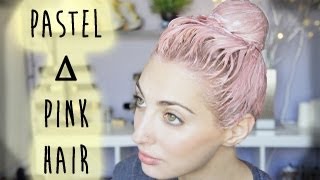 Pastel Pink ∆ Coral Hair Tutorial | Brittany Balyn