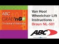 Van Hool Wheelchair Lift Instructions - Braun NL-501 on Vimeo