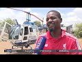 Zimbabwean born Hendrik Chebanga has built a helicopter from scratch in South Africa.