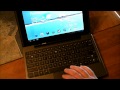 Asus Eee Pad Transformer mit Docking-Tastatur in Aktion