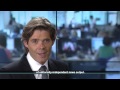 Euronews' CEO, Michael Peters, accepting speech for the International Prize CGU-Xunta de Galicia