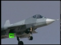 'Russian Stealth' 1st public flight: Sukhoi PAK FA T-50 at MAKS airshow