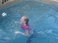 brandy being thrown in the pool