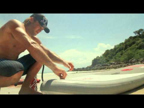 Starboard inflatable WindSUP Setup 2013