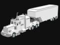 LEGO Semi Truck and Trailer