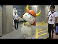 ひこにゃん 旅博からの帰り道で改めてご挨拶します