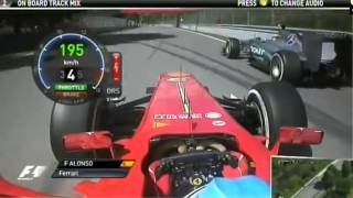 Hamilton & Alonso don't want to lead at DRS Detection line