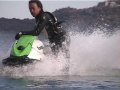 Jet Ski Freestyle Trick : Side Bare Foot