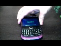 Unboxing of the blackberry gemini 3g purple