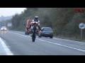 Motorbiker gets crazy
