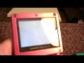 Changing a battery in Gameboy Advance SP