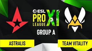 CS:GO - Astralis vs. Team Vitality [Dust2] Map 1 - ESL Pro League Season 11 - Group A