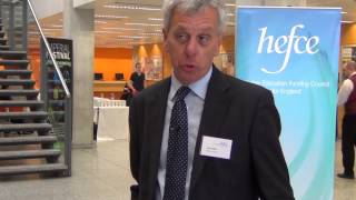 John Cater from Edge Hill University at the HEFCE Annual Conference