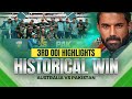 Australia vs Pakistan  3rd ODI  Full Match Highlights  tapmad