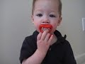 The Funny Baby With His Pacifiers